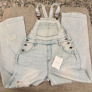 Kancan Malibu High Rise Wide Leg Overalls